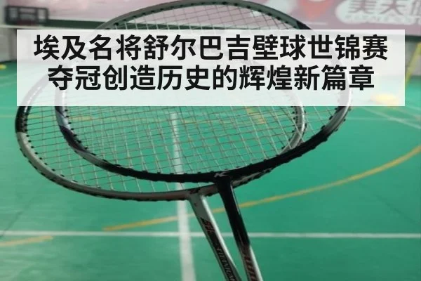 埃及名将舒尔巴吉壁球世锦赛夺冠创造历史的辉煌新篇章